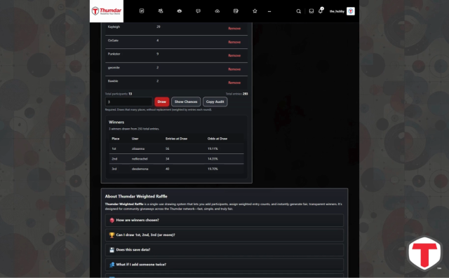 december-thumdar-monthly-give-away-sound