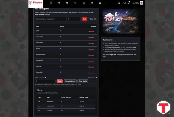 thumdar-january-give-away-winners