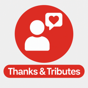 Group logo of Thanks & Tributes